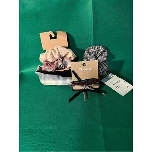 9 Piece Hair Lot Bundle Berry Scrunchies  Madewell hair ties lot 13